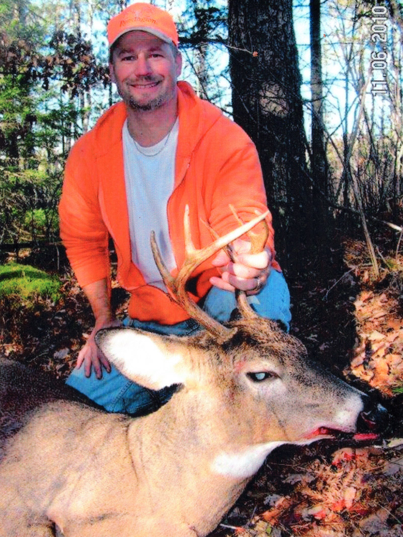 Doc's son Ken with another nice buck. (2010, 6-pointer)