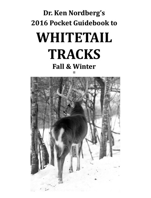 Dr. Ken Nordberg's 2016 Pocket Guidebook to Whitetail Tracks, Fall & Winter